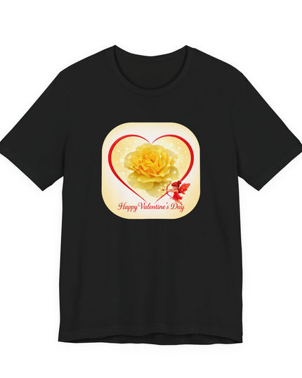 "Happy Valentine's Day" Unisex Jersey Short Sleeve Tee