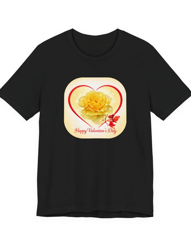"Happy Valentine's Day" Unisex Jersey Short Sleeve Tee