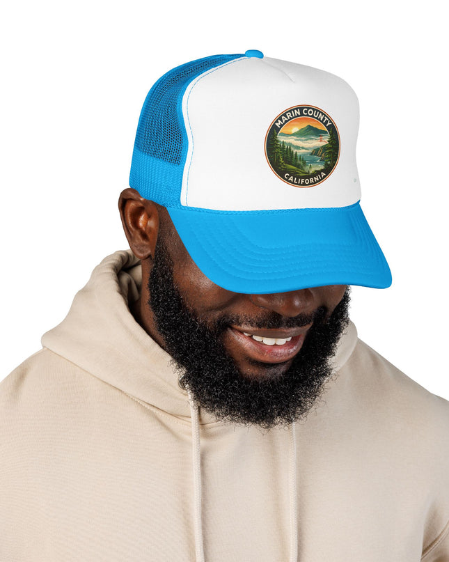 "Marin County, Above the Fog" Foam Trucker Hat