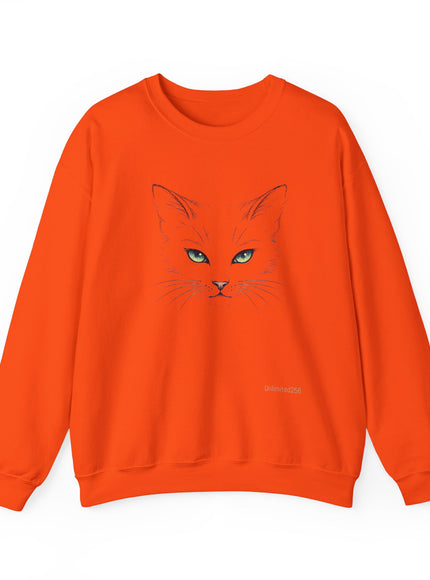 "Cat Face Sketch" Unisex Adult Sweatshirt