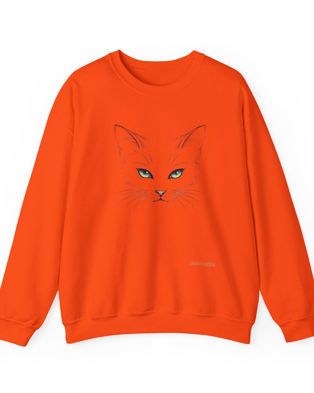 "Cat Face Sketch" Unisex Adult Sweatshirt