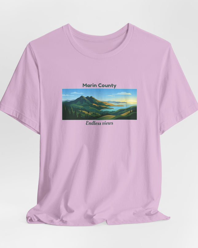 "Marin County - Endless Views" Unisex Jersey Short Sleeve Tee