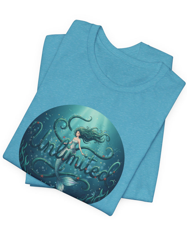 "Unlimited Mermaid" Unisex Jersey Short Sleeve Tee
