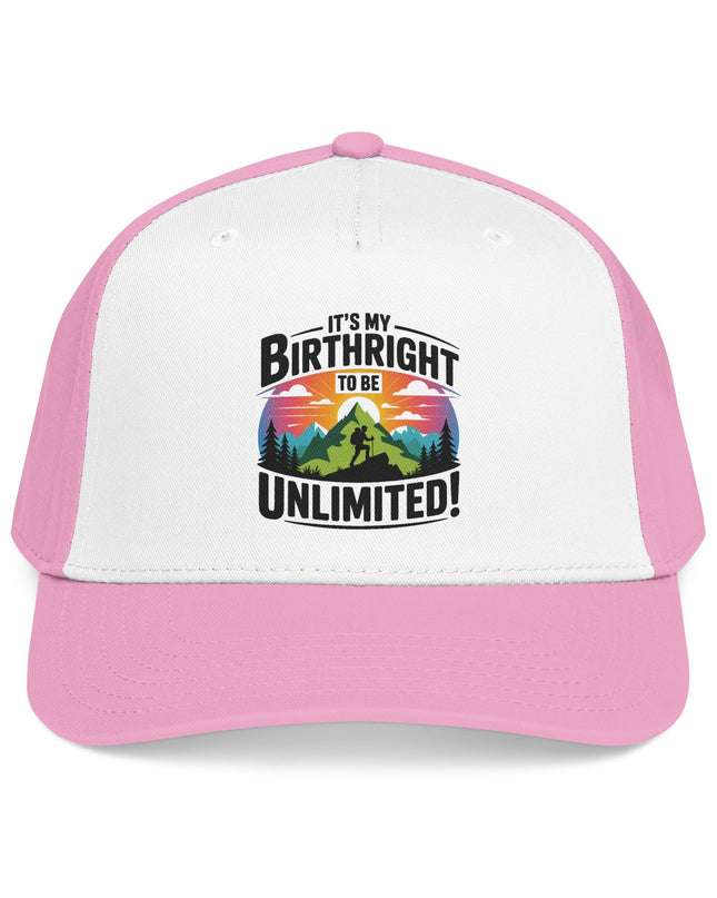 "It's my Birthright to be Unlimited" Mid Profile Baseball Cap
