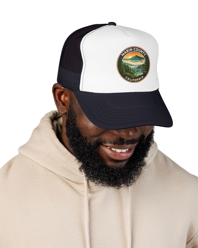 "Marin County, Above the Fog" Foam Trucker Hat