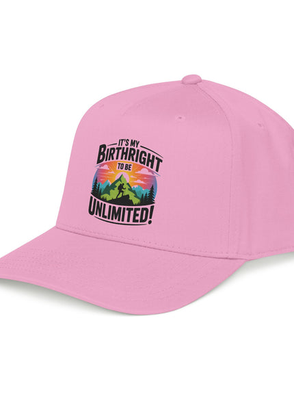 "It's my Birthright to be Unlimited" Mid Profile Baseball Cap