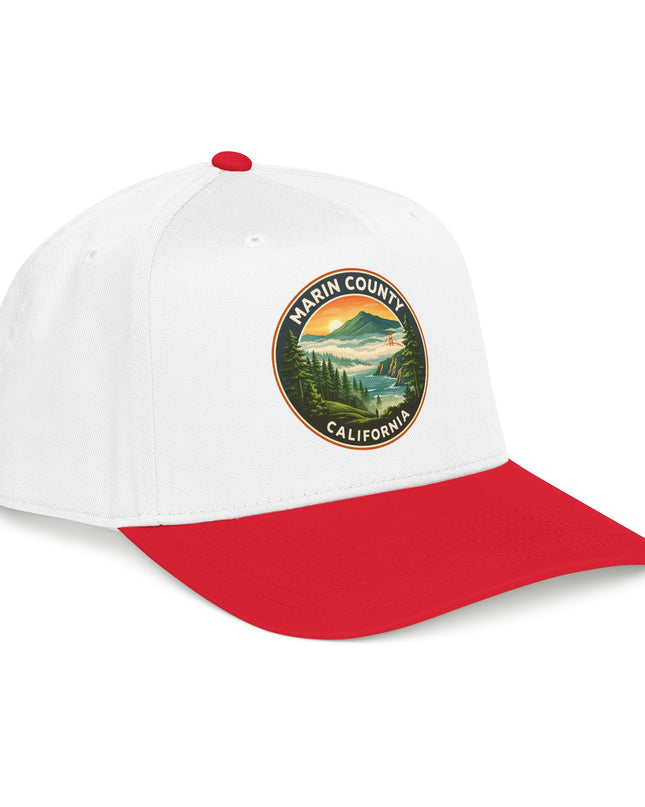 "Marin County, Above the Fog" Mid Profile Baseball Cap