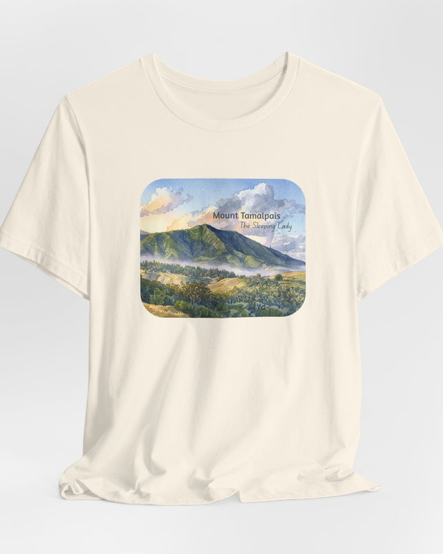 "Mount Tamalpais, the Sleeping Lady" Unisex Jersey Short Sleeve Tee