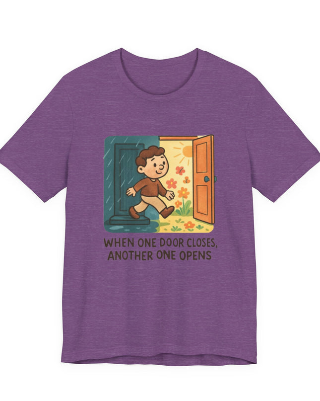 "Door Closes" Unisex Jersey Short Sleeve Tee