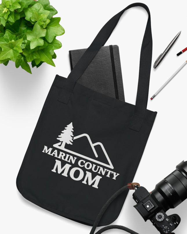 "Marin County Mom" Organic Canvas Tote Bag