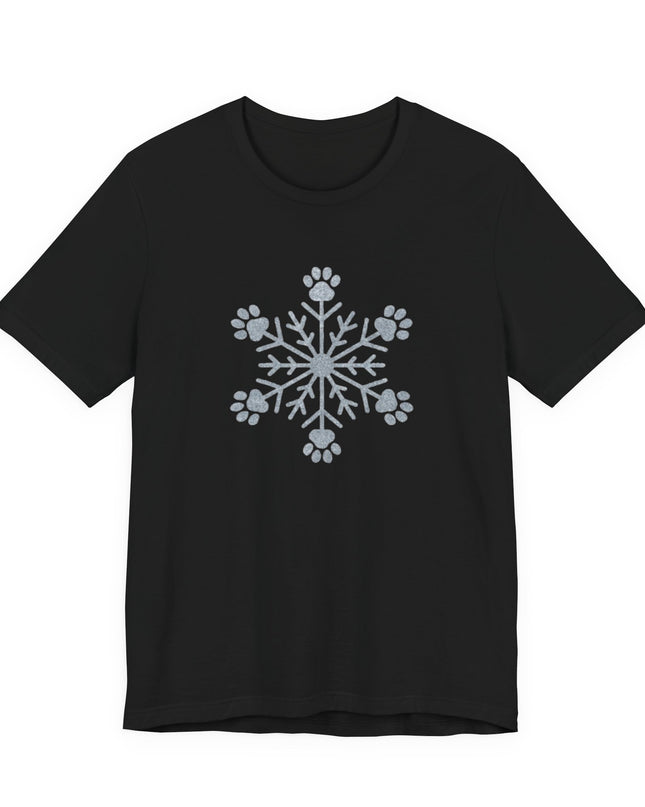 "Snowflake with paws" Unisex Jersey Short Sleeve Tee