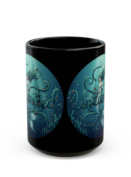 "Unlimited Mermaid" Black Mug (11oz, 15oz)