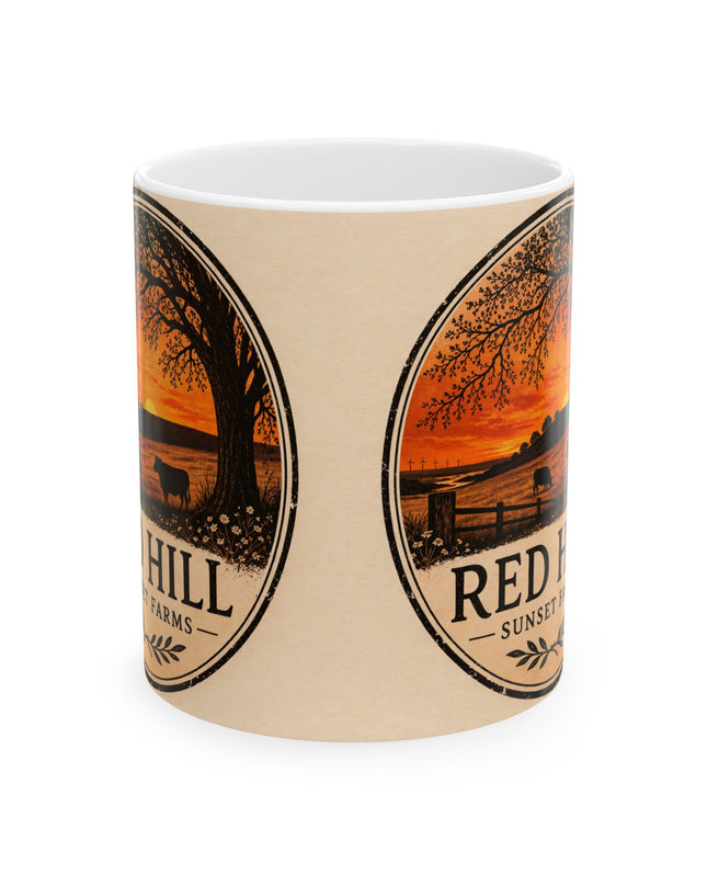 "Red Hill Sunset Farms" Ceramic Mug, (11oz, 15oz)