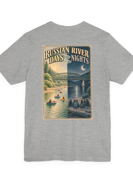 "Russian River Days, Russian River Nights" Unisex Jersey Short Sleeve Tee