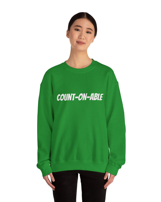 "Count-on-able" Unisex Adult Sweatshirt