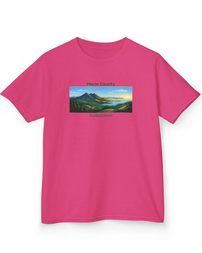 "Marin County - Endless Views" Kids Heavy Cotton Tee