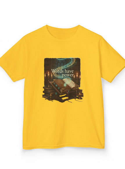 "Words Have Power" Kids Heavy Cotton Tee
