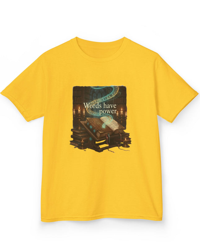"Words Have Power" Kids Heavy Cotton Tee