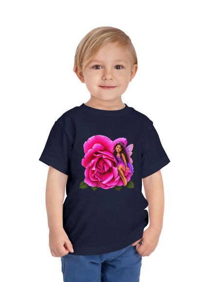 "Rose Fairy" Toddler Short Sleeve Tee