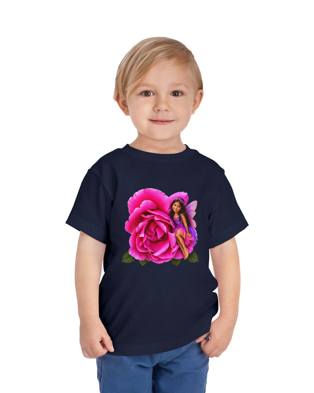 "Rose Fairy" Toddler Short Sleeve Tee