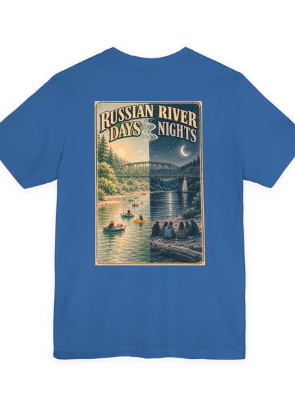 "Russian River Days, Russian River Nights" Unisex Jersey Short Sleeve Tee