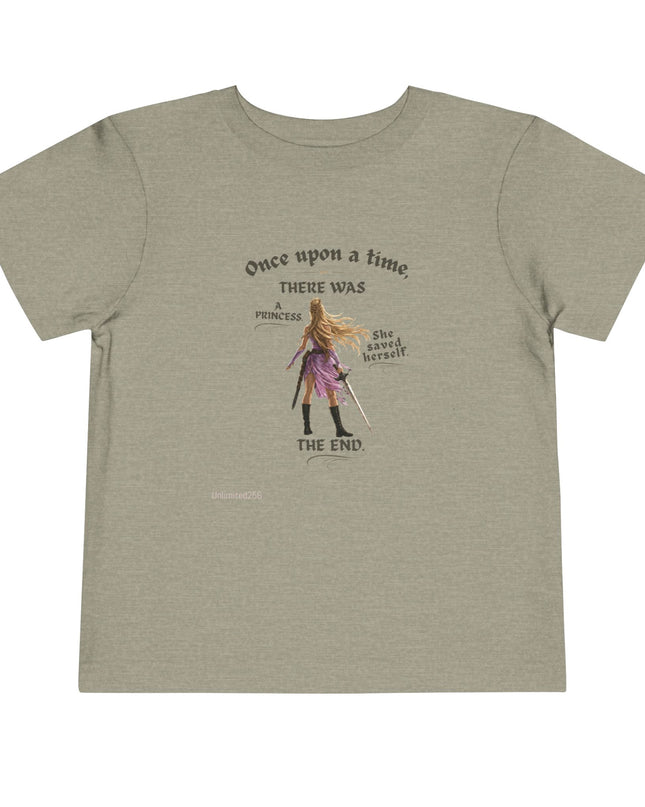 "She Saved Herself" Toddler Short Sleeve Tee