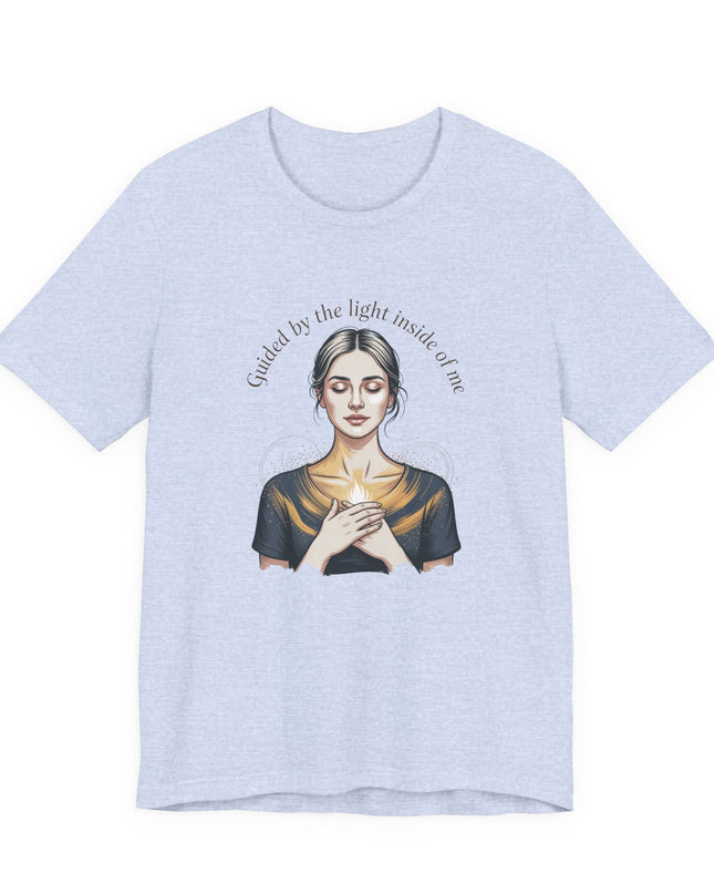 "Guided by the Light inside of Me" Unisex Jersey Short Sleeve Tee