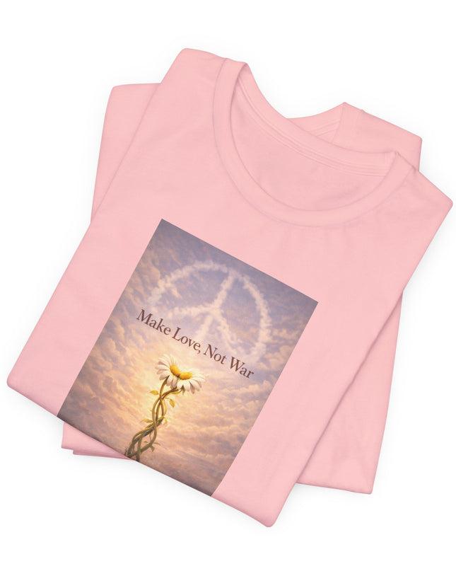 "Make Love Not War" Unisex Jersey Short Sleeve Tee