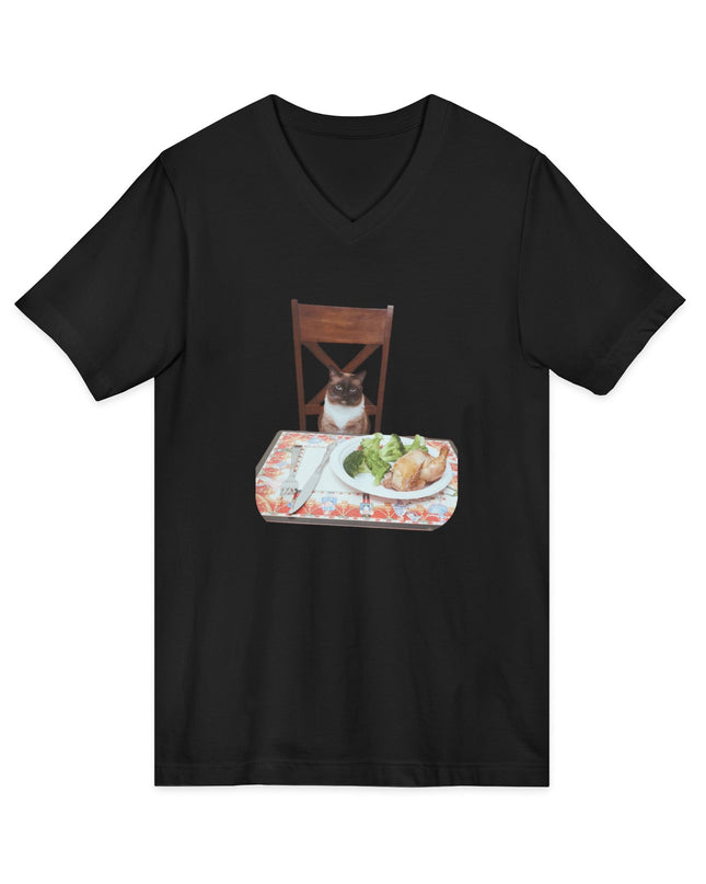 "Mr. Bids" Unisex Jersey Short Sleeve V-Neck Tee