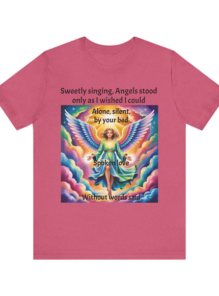 "Sweetly Singing, Angels Stood" Women's Soft Jersey Tee