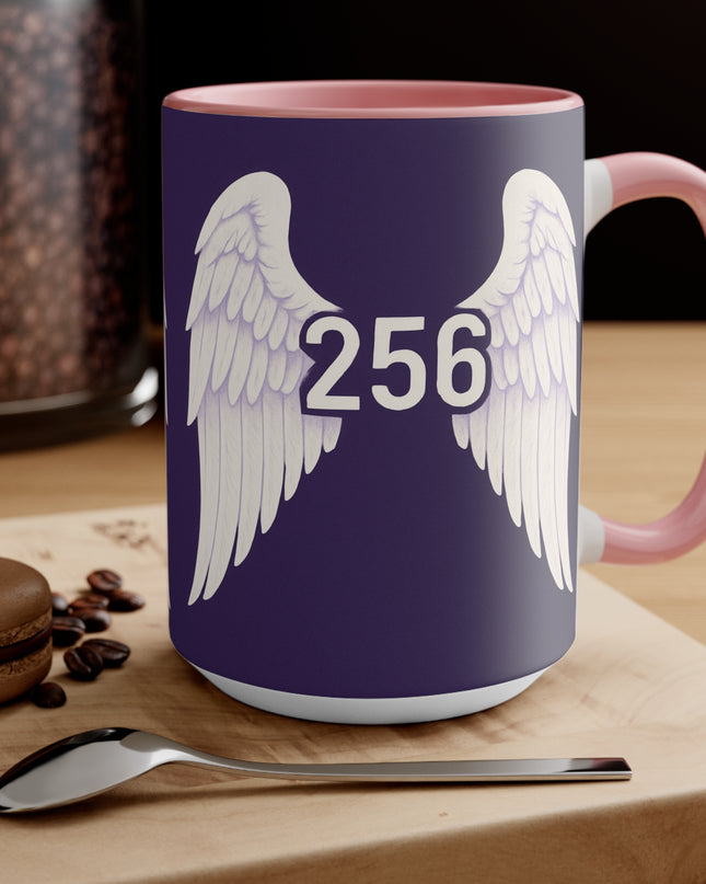 "Fluffy Angel Wing 256" Accent Mug