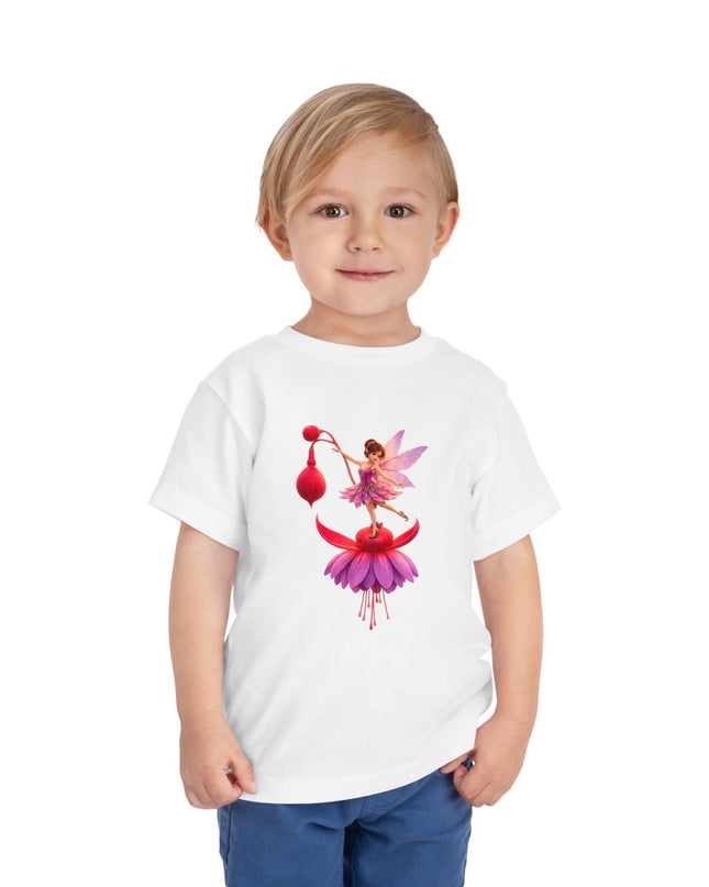 "Fuchsia Fairy" Toddler Short Sleeve Tee