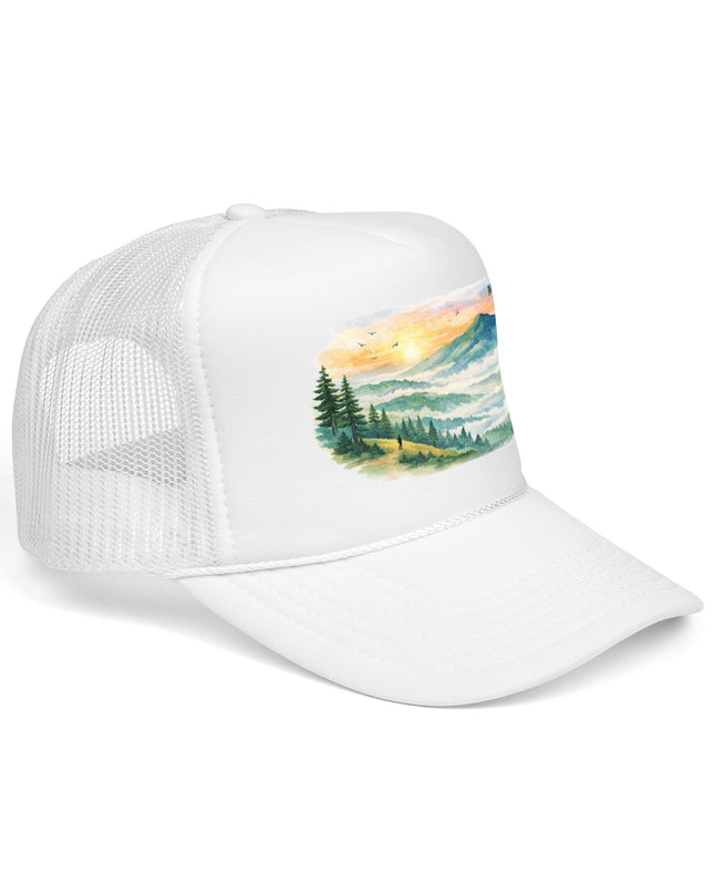 "Marin County, Where the Hills Meet the Sky" Foam Trucker Hat