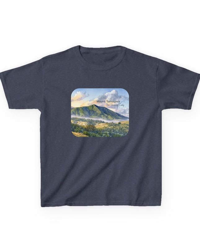 "Mount Tamalpais, the Sleeping Lady" Kids Heavy Cotton Tee
