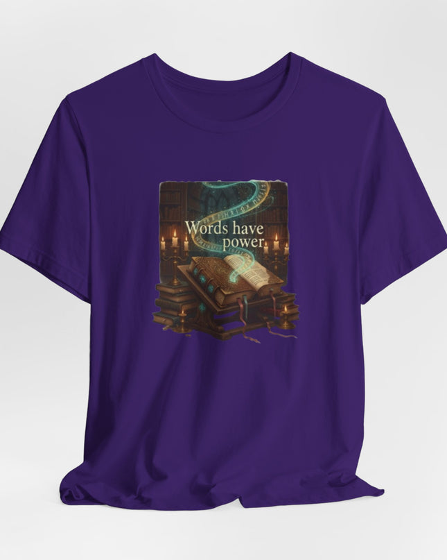 "Words Have Power Unisex Jersey Short Sleeve Tee