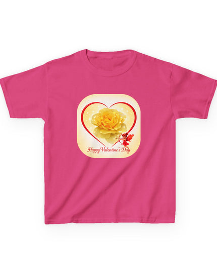 "Happy Valentine's Day" Kids Heavy Cotton Tee