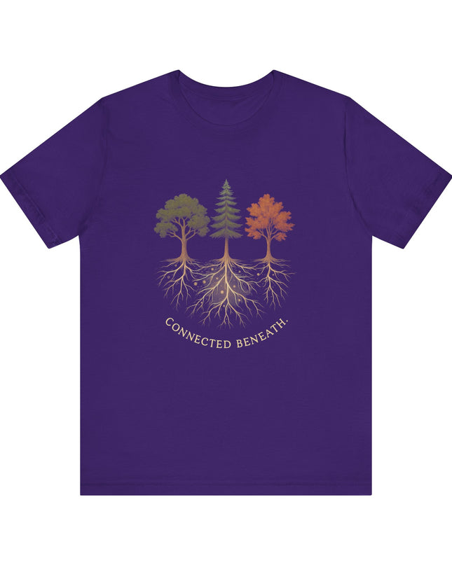 "Connected Beneath" Unisex Jersey Short Sleeve Tee