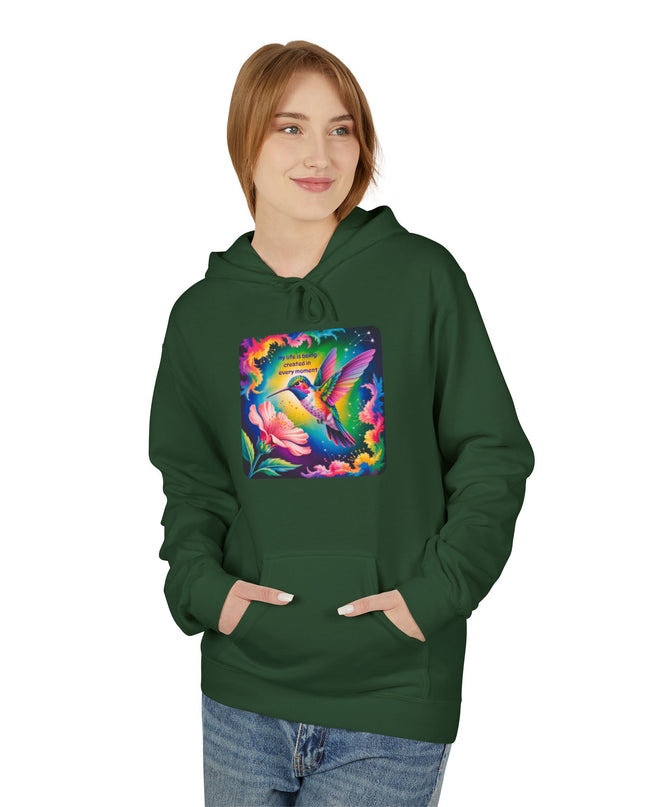 "My Life is Being Created in Every Moment" Unisex Midweight Softstyle Fleece Hoodie