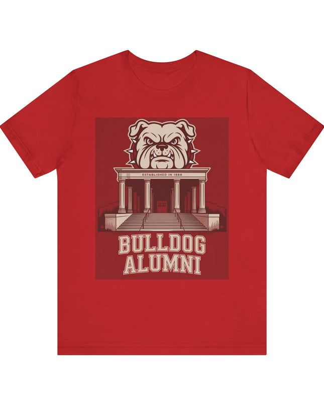 "Bulldog Alumni" Unisex Jersey Short Sleeve Tee