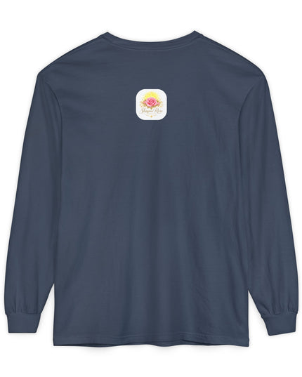 "Blessed and Beautiful" Unisex Garment-dyed Long Sleeve T-Shirt