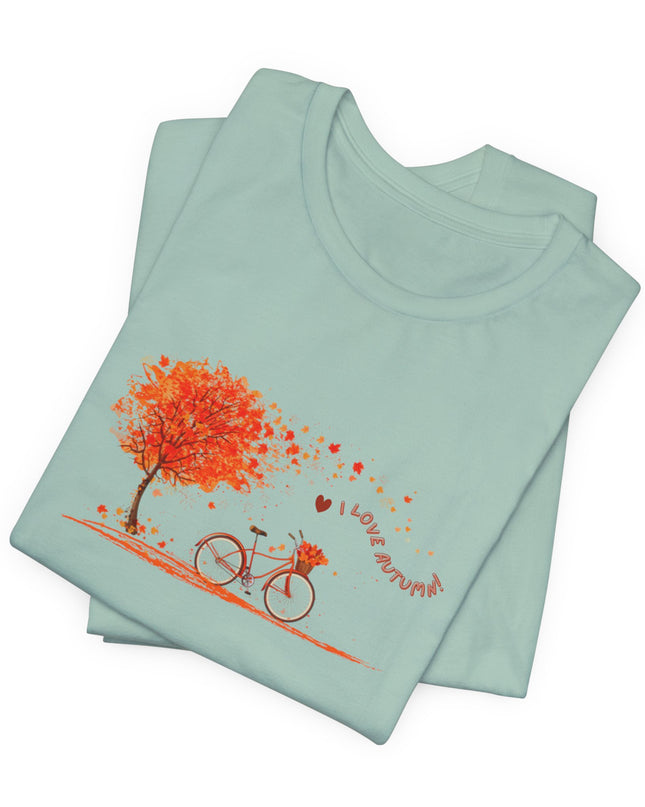 "I Love Autumn" Unisex Jersey Short Sleeve Tee