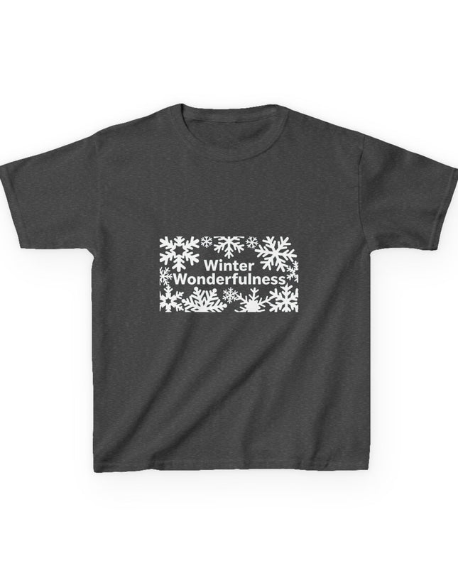 "Winter Wonderfulness" Kids Heavy Cotton Tee
