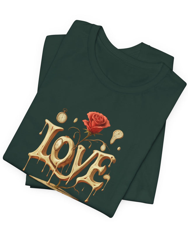 "Love - Salvador Dali Style" Unisex Jersey Short Sleeve Tee
