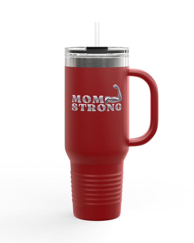 "Mom Strong" Insulated Travel Mug, 40oz