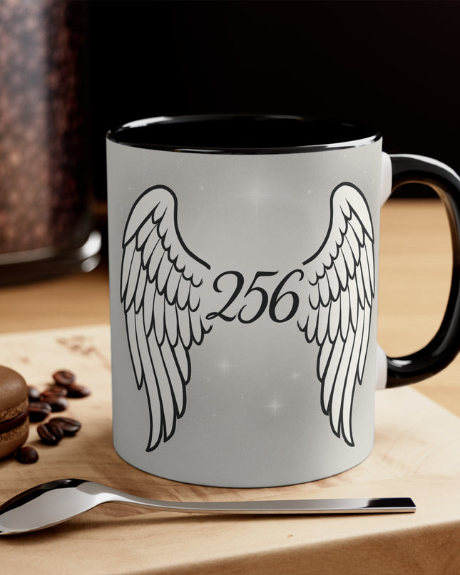 "Celestial Angel Wings 256" Accent Mug