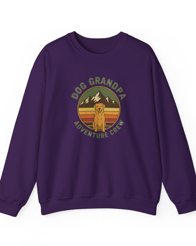 "Dog Grandpa Adventure Crew" Unisex Adult Sweatshirt