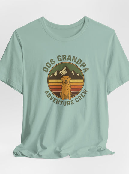 "Dog Grandpa Adventure Crew" Unisex Jersey Short Sleeve Tee