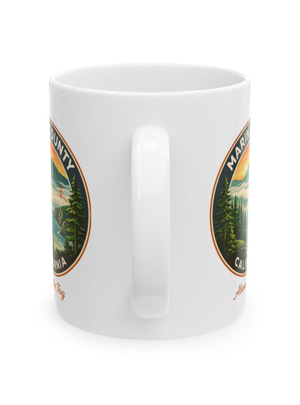 "Marin County, Above the Fog" Ceramic Mug, (11oz, 15oz)