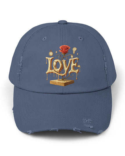 "Love (Salvador Dali)" Unisex Distressed Cap