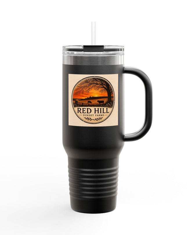 "Red Hill Sunset Farms" Insulated Travel Mug, 40oz